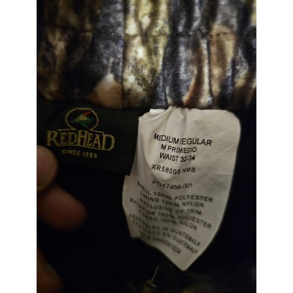 RedHead Hunting Pants Men Medium Regular Camo Outdoor Gear Waterproof Warm - Picture 3 of 3